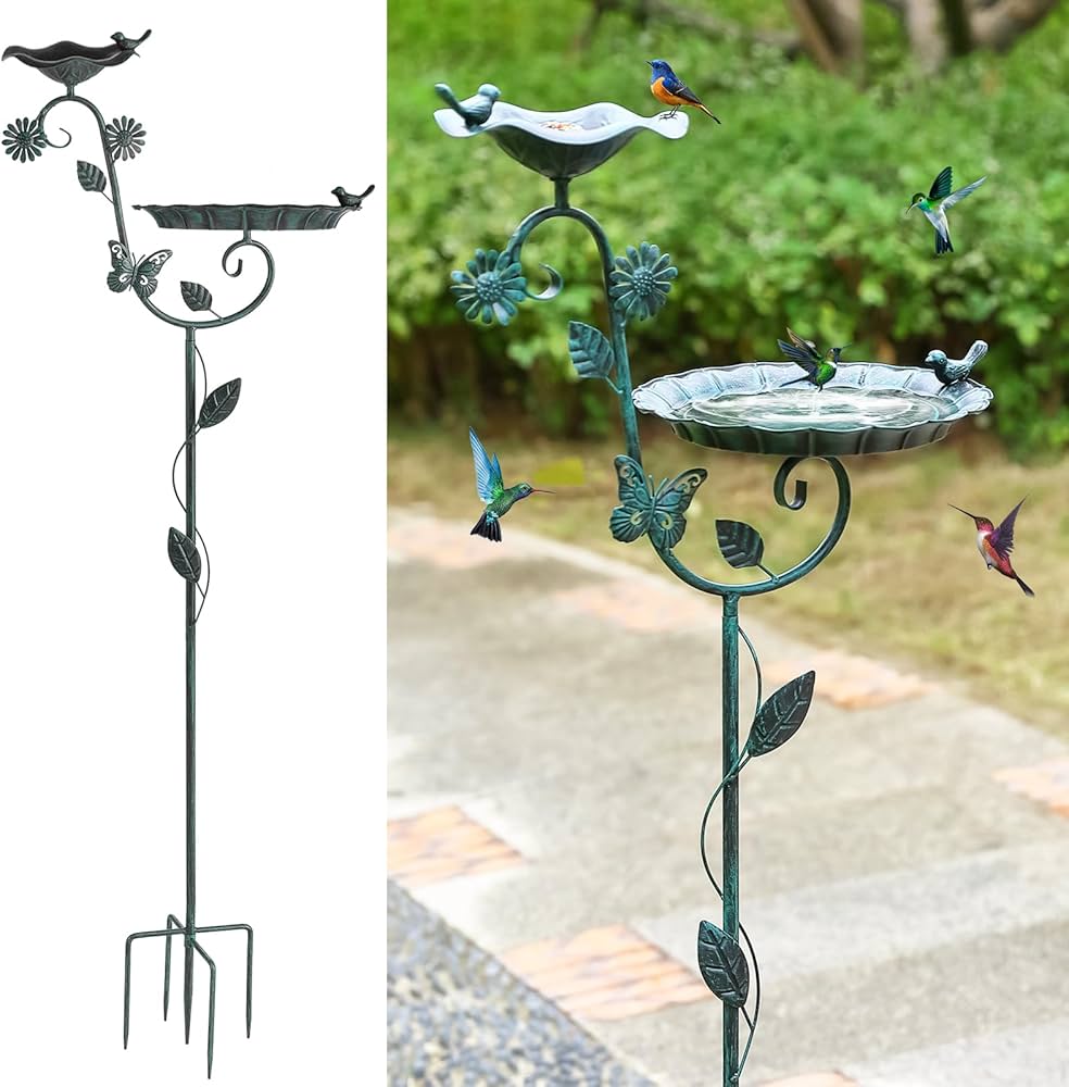 イギリスアンティーク バードバス 重量5.5kg バードフィーダー